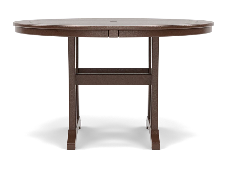 Nautical 48" Round Trestle Dining Table